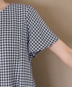 Tiaclasse L 【おのののかさん着用】半袖＆七分袖選べる袖丈バックフレアチュニック