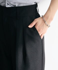 Green Parks ・ＥＬＥＮＣＡＲＥ　ＤＵＥ　リネンライク２タックパンツ