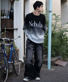 WEGO 【ユニセックス着用ITEM/MLサイズ展開】ファジーグラデーションプルオーバー