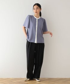 Green Parks ・ＥＬＥＮＣＡＲＥ　ＤＵＥ　リネンライク２タックパンツ