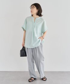 Green Parks ・ＥＬＥＮＣＡＲＥ　ＤＵＥ　リネンライク２タックパンツ