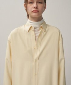 ATON SILK SUEDE | ボタンダウンシャツドレス