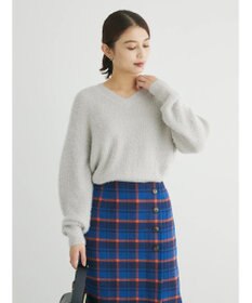 Green Parks フェザーＶネックニットプルオーバー