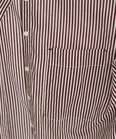 WEGO 着丈が選べる オーバーサイズ バンドカラー シャツ / ストライプ / 無地