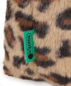 LeSportsac FUR E/W TOTE/レオパードフラッフィーファー
