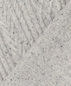 J.PRESS LADIES NEP クルーネック ケーブルニット