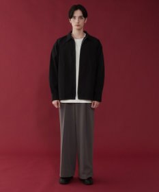 WEGO ブロードダブルZIPシャツ（LS）