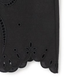 BEIGE， 【洗える】GALLERIA / コットンエンブロイダリーノースリーブブラウス