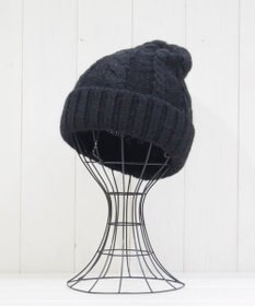 石田製帽 ベビーアルパカ　アラン編みワッチ