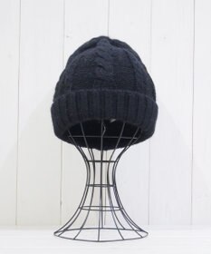 石田製帽 ベビーアルパカ　アラン編みワッチ