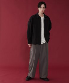 WEGO ブロードダブルZIPシャツ（LS）