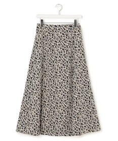 J.PRESS YORK STREET 【WOMEN】フラワープリント フレアスカート