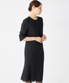 自由区 FORMAL 【人気NO.1 / 洗える】ボレロ風ワンピース