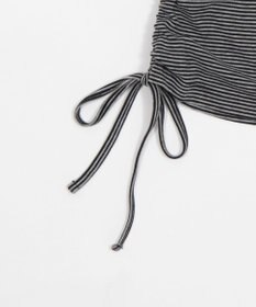 WEGO サイドリボンカットジップパーカー