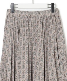 J.PRESS YORK STREET 【WOMEN】タイルプリント プリーツスカート