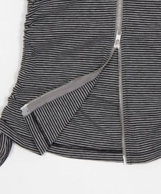 WEGO サイドリボンカットジップパーカー