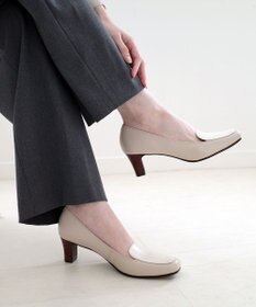 Pointer 日本製 クロコ型押しパンプス