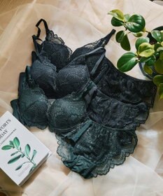 San-ai Resort（三愛水着楽園） 【新色追加】 カシュクール脇高ブラジャー＆ショーツ