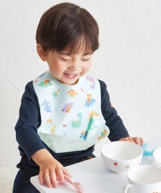 MIKI HOUSE HOT BISCUITS 総柄 お食事スタイ