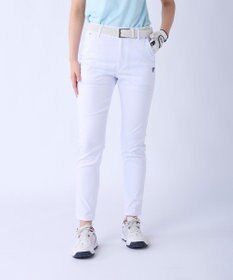 FILA GOLF／marie claire 【FILA GOLF】 ウェストロゴジャガードゴムツイルロングパンツ