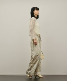 GRACE CONTINENTAL プリントイージーパンツ