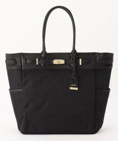 UNBILLION perche ナイロン×ゴートヒネリ金具トートバッグ