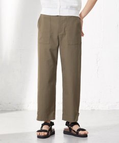 J.PRESS LADIES 【2WAY・洗える】ポリエステルリネンパンプキンシェル ベイカー パンツ