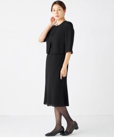 自由区 FORMAL 【人気NO.1 / 洗える】ボレロ風ワンピース