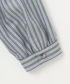 J.PRESS LADIES 【洗える】ウォッシャブルキュプラツイル ピンタック ブラウス