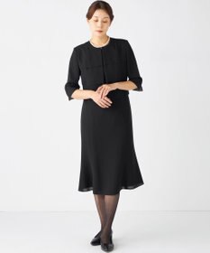 自由区 FORMAL 【人気NO.1 / 洗える】ボレロ風ワンピース