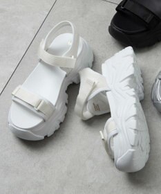 WEGO 【S～XLサイズ】厚底ダッドスポーツサンダル