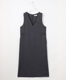 J.PRESS LADIES L T/W ミルドチェック＆千鳥 ジャンパー スカート