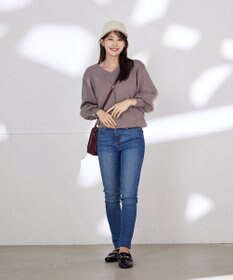 Tiaclasse 【洗える】2WAYパール釦ニットトップス