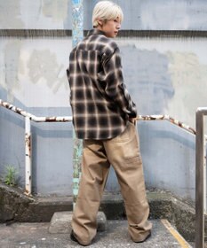 WEGO 【ウエストゴム/MLサイズ展開】ージーダブルニーパンツ