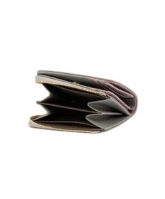 LANVIN en Bleu リュクサンブールカラー 二つ折りLファスナー財布