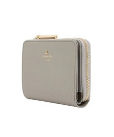 LANVIN en Bleu リュクサンブールカラー 二つ折りLファスナー財布