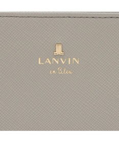 LANVIN en Bleu リュクサンブールカラー 二つ折りLファスナー財布