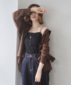 WEGO 【カップ付き】接触冷感なちゅ盛れ2WAYカップインキャミ