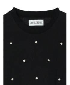 Green Parks ・Ｄｏｕｂｌｅ　Ｆｌａｇｓ　フラワー刺繍Ｔシャツ