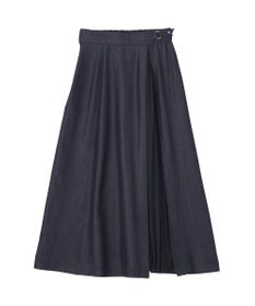YECCA VECCA プリーツMIXフレアスカート