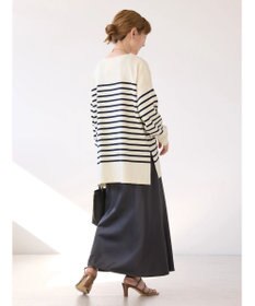 AMERICAN HOLIC パネルボーダーニットチュニック