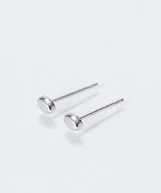 Phoebe 【金属アレルギー対応】メタルビーンズピアス　シルバー/サージカルステンレス