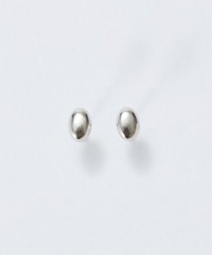 Phoebe 【金属アレルギー対応】メタルビーンズピアス　シルバー/サージカルステンレス