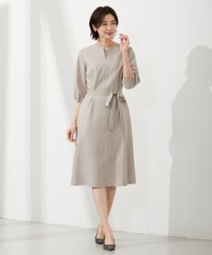 J.PRESS LADIES 【セットアップ対応・洗える・UVケア・速乾】 OXIJEWELストレッチ ワンピース
