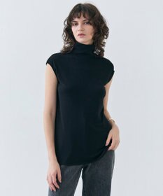 BEIGE， 【洗える・VERY 6月号掲載】MELLE / ジャージーハイネックカットソー