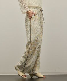 GRACE CONTINENTAL プリントイージーパンツ