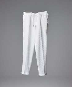 JOSEPH HOMME 【オリジナル素材 /ウエストゴム仕様】ライトタックジャージー  ドロスト付テーパードパンツ / PEGG CONVERTIBLE ホワイト系