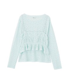 earth music&ecology SET2点カットレースプルオーバー＋ビスチェ