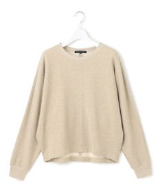 23区 【洗える】シャイニーコットンテリー ドルマン スウェット