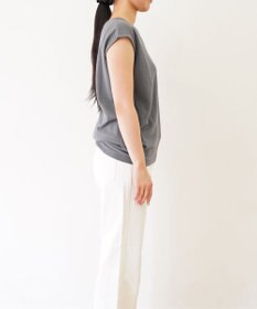 TOQUE  〈大草直子さんアドバイザー〉 【洗える/天然素材】ロイヤルベビーアルパカ×タンギスコットン鹿の子フレンチT